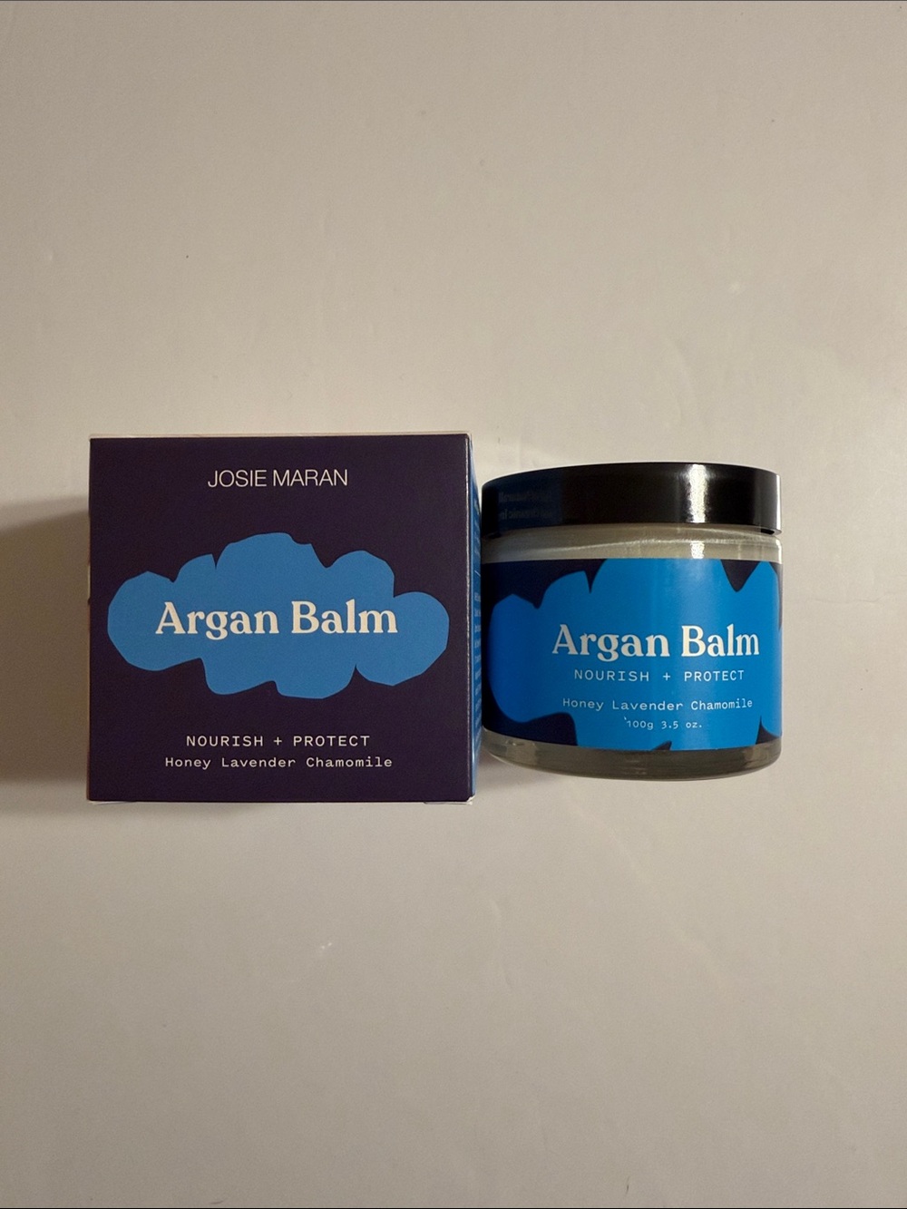 JOSIE MARAN Honey Lavender Chamomile Argan Balm Nourish Protect 3.5oz